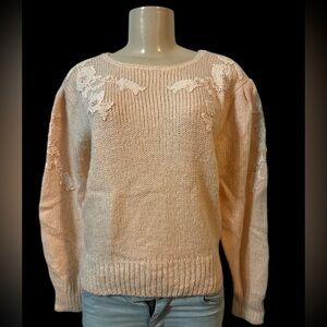 Vintage 80’s Dana Ashley Appliqué Sweater